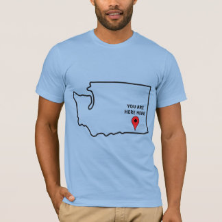 Je bent hier Walla Walla Washington t-shirt