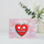 Je bent in mijn hart briefkaart (Staand voorkant)