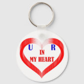 JE BENT IN MIJN HART SLEUTELHANGER (Voorkant)