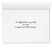 Je bent in onze gebeden (Binenzijde Horizontaal (Onderkant))