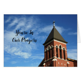 Je bent in onze gebeden