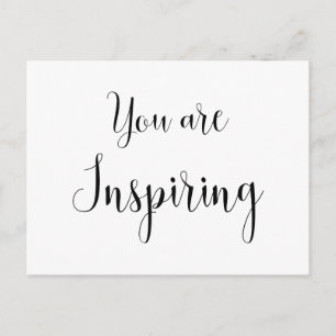 Je bent Inspirerend, Inspirerende Boodschap Briefkaart