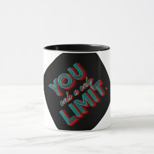 "Je Bent Je Eigen Limiet" 3D Neon Typografie   Ins Mok
