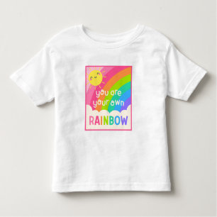 Je bent je eigen regenboog kinder shirts