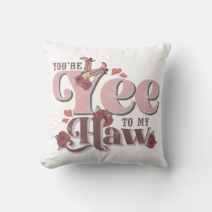 Je bent jee op mijn haw grappig kussen