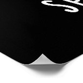 Je bent Kitten me serieus grappig Cat Pun Dark BG Poster (Hoek)