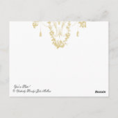 Je bent laat briefkaart (Achterkant)