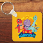 Je bent luidruchtig | Dino Ranch Sleutelhanger (Voorkant)