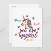Je bent magisch briefkaart (Voorkant / Achterkant)