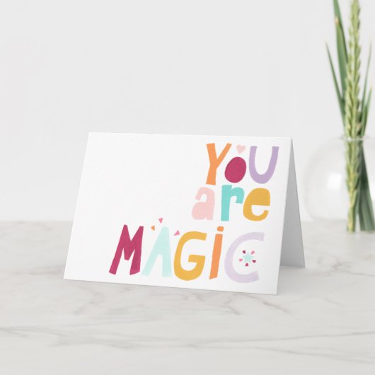Je bent Magisch Kaart (Voorkant)