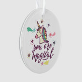 Je bent magisch ornament (voorkant)