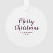 Je bent magisch ornament (achterkant)