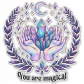 Je bent Magisch Sticker (Voorkant)