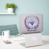 Je bent Magisch Sticker (Laptop op bureau)