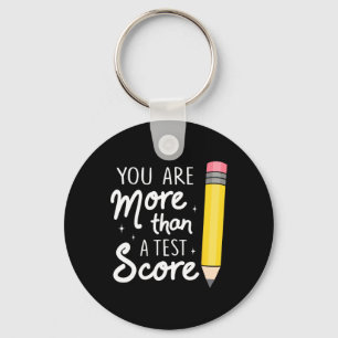 Je Bent Meer Dan Een Toets Score Docent Toetsdag Sleutelhanger
