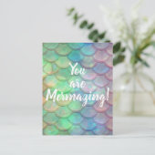 Je bent Mermazing Briefkaart (Staand voorkant)