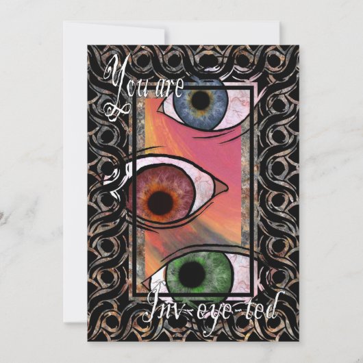 Je bent met een oogje kaart (Voorkant)