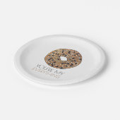 Je bent mijn 'Alles Bagel Breakfast Food Love' Papieren Bordje (Gekanteld)