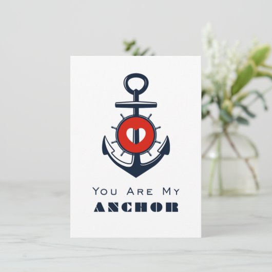 Je Bent Mijn Anker Kaart (Staand voorkant)