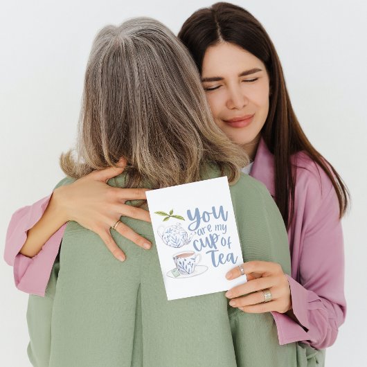 Je bent mijn beker van het thea-Wenskaart. Kaart