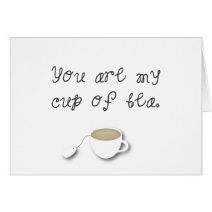 Je bent mijn beker van Tea Romantic Indie Card *Lo