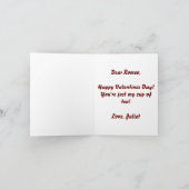 Je bent mijn beker van Tea Valentijn Kaart (Binnen)