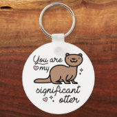 Je bent mijn belangrijke otter sleutelhanger (Voorkant)