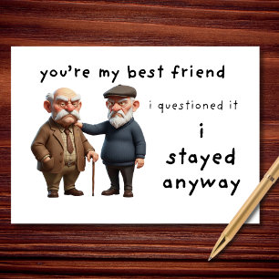 Je Bent Mijn Beste Vriend, Ik Bleef Toch Valentijn Kaart
