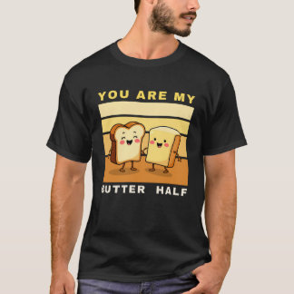 Je bent mijn boter half - Schattigee Valentijnsdag T-shirt