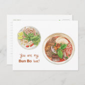 Je bent mijn Bun Bo Bae kaart (Voorkant / Achterkant)