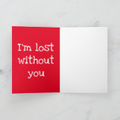 Je bent mijn compacte feestkaart feestdagen kaart (Binnen)