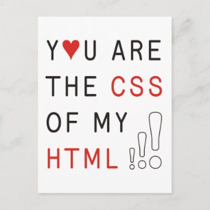 Je bent mijn CSS Briefkaart