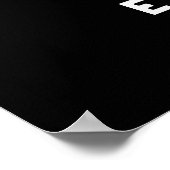 Je bent mijn ebi-Thing Funny Sushi Pun Dark BG Poster (Hoek)