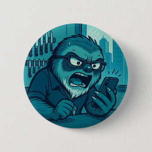 Je bent mijn echte vader niet Phil Elmore Agitated Ronde Button 5,7 Cm