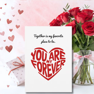 Je bent mijn eeuwige rode hart en foto, gepersonal