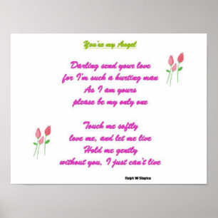 Je bent mijn engel-romantische posters