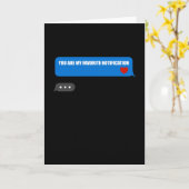 Je bent mijn favoriete bericht kaart (Gele Bloem)