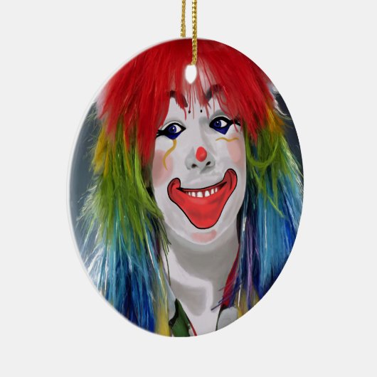 Je bent mijn favoriete clown keramisch ornament (Rechts)