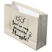 Je bent mijn favoriete Muggle™ Groot Cadeauzakje (Voorkant Gekanteld)