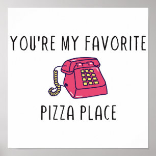 Je bent mijn favoriete pizza plek - Smosh TNTL Quo Poster