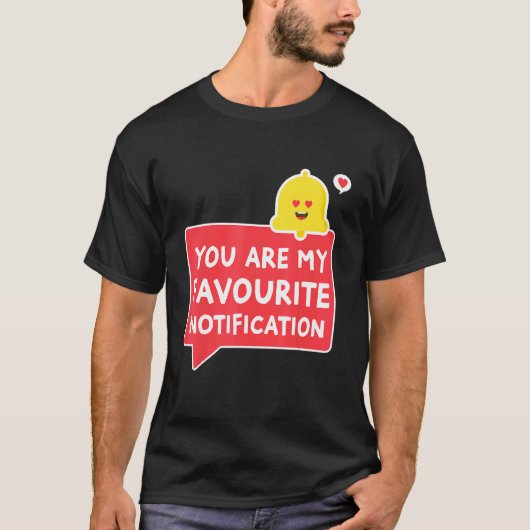 Je bent mijn favoriete Relatie-ID T-shirt (Voorkant)