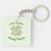 Je bent mijn geluk sleutelhanger (Achterkant)