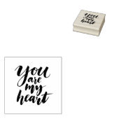 Je bent mijn hart rubberstempel (Gestempeld)