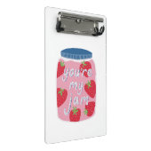 Je bent mijn Jam Love Quote Mini Klembord (Schuin)