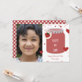 Je bent mijn Jam Strawberry Classroom Valentijn Kaart (Voorkant / Achterkant in situ)