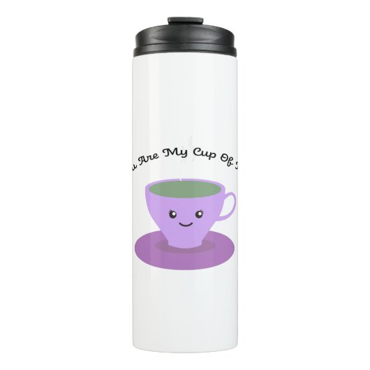 Je bent mijn kastje thee. thermosbeker (Voorkant)