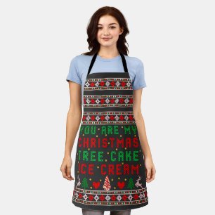 Je bent mijn kerstboom om Ice Cream kerstmis te zi Schort