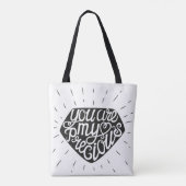 Je bent mijn kostbare tote bag (Achterkant)