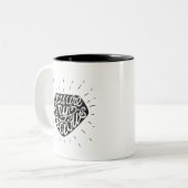 Je bent mijn kostbare tweekleurige koffiemok (Voorkant links)