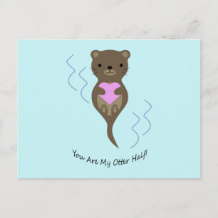 Je bent mijn Otter Half Briefkaart